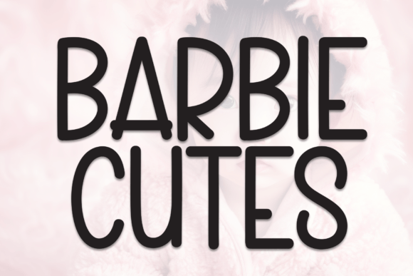 Barbie Cutes: The Playful Display Font for Bold Craft Designs
