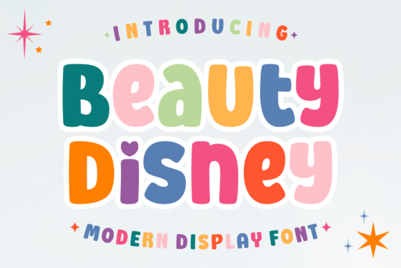 Beauty Disney: The Perfect Display Font for Magical Branding