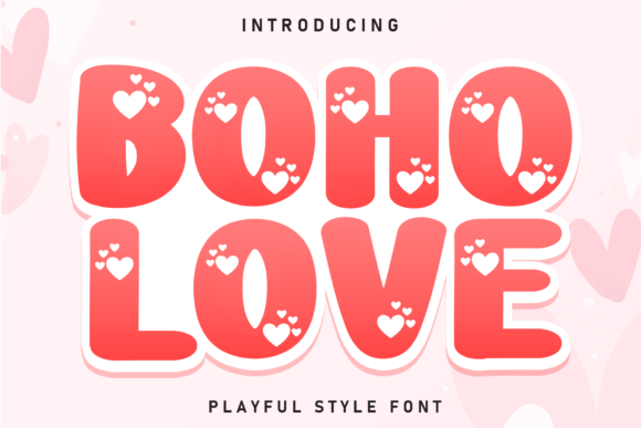 Boho Love: A Quirky Display Font for Creative Projects