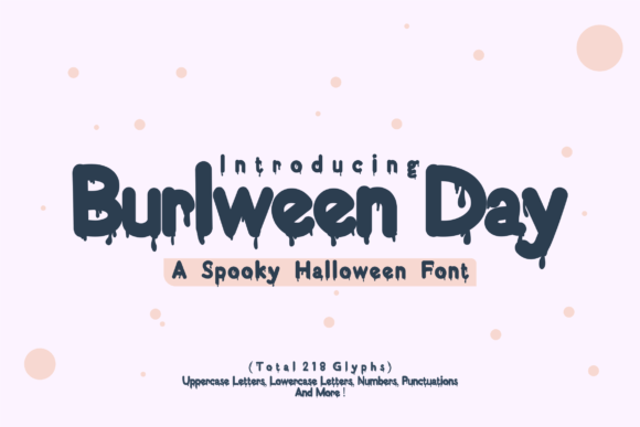Burlween Day: The Premium Display Font for Eerie Web Design