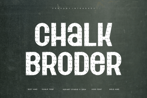 Chalk Broder: The Bold Display Typeface for Playful Campaigns