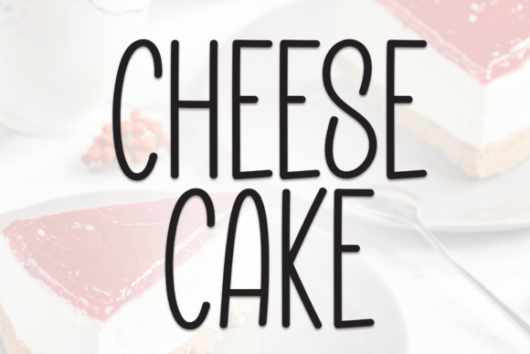 Cheese Cake: A Sweet Handwritten Display Font for Branding