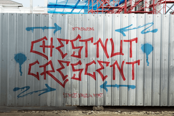 Chestnut Crescent: The Bold Street Brush Typeface for Makers