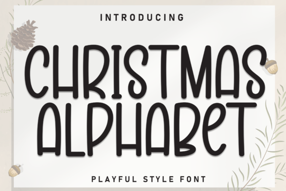 Christmas Alphabet: The Perfect Handwritten Display Font for Holiday Crafts