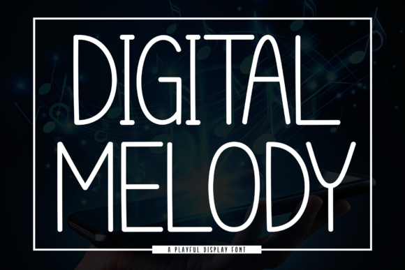 Digital Melody: A Modern Handwritten Font for Elegant Branding