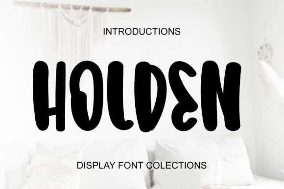 Holden: A Stylish Handwritten Display Font for Modern Web Design