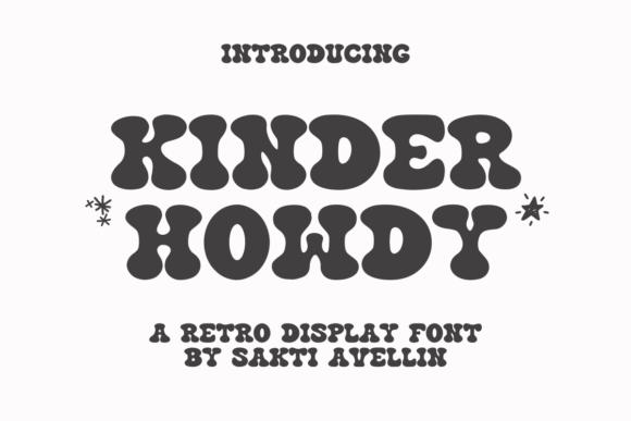 Kinder Howdy: The Handcrafted Font for Authentic Branding