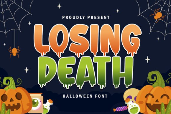 Losing Death: A Premium Display Font for Bold Branding