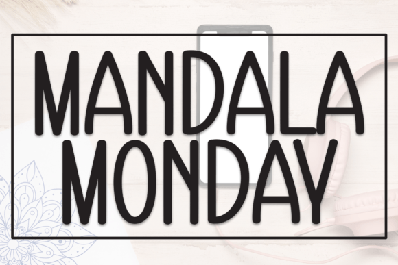 Mandala Monday: The Modern Display Font for Bold Editorial Design