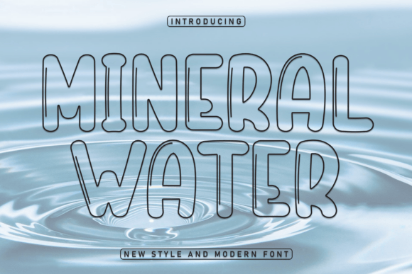 Mineral Water: The Perfect Display Font for Handmade Crafts
