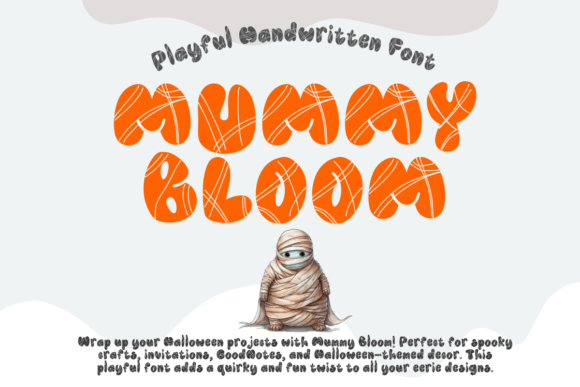 Mummy Bloom: The Perfect Halloween Display Font for Branding