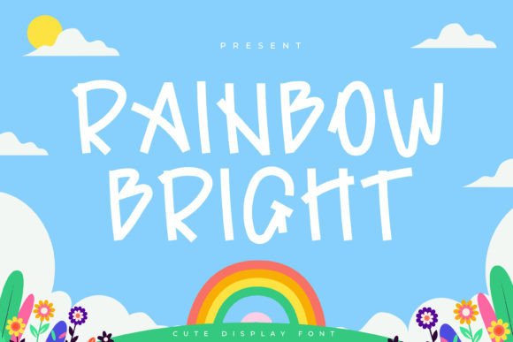 Rainbow Bright Typeface Review for Small Business Branding