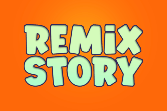 Remix Story: The Bold Comic Typeface for Viral Campaigns