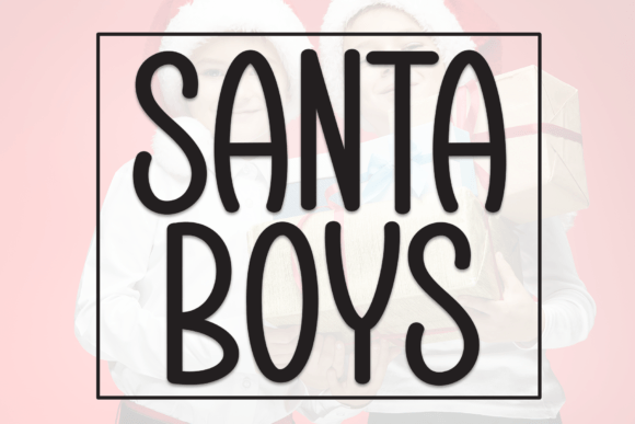 Santa Boys: The Handwritten Display Font for Festive Branding
