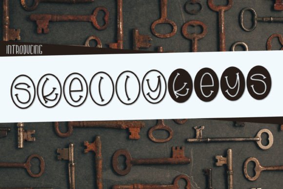 Skelly Keys: The Quirky Display Font for Memorable Brand Identity