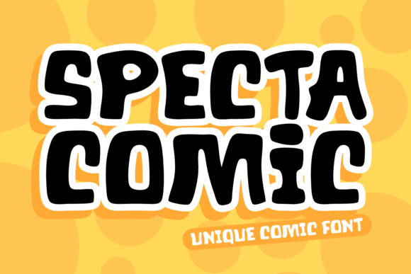 Specta Comic: The Bold Superhero Typeface for Creative Brands