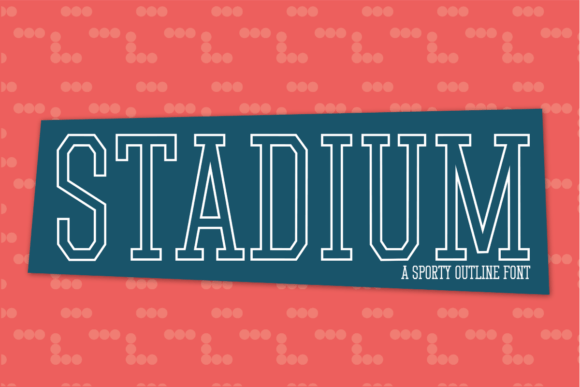 Stadium Typeface: A Bold Font for Dynamic Branding Projects