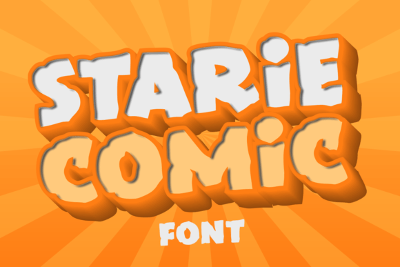 Starie Comic: The Fluffy Display Typeface for Joyful Campaigns