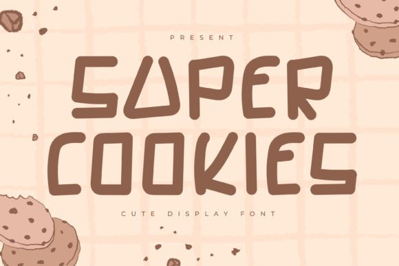 Super Cookies: A Playful Display Font for Modern Web Design