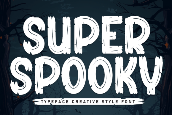 Super Spooky: The Bold Halloween Display Font for Creators