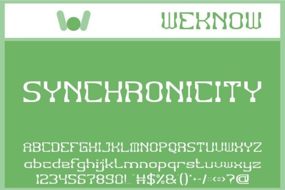 Synchronicity: The Futuristic Display Typeface for Modern Editorial Design