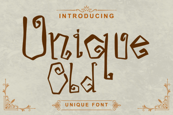 Unique Old: A Historic Typeface for Editorial Design