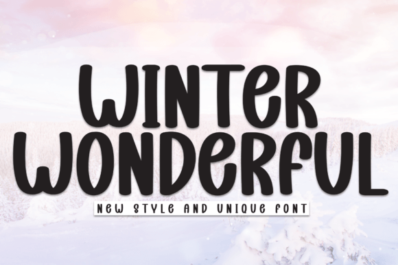 Winter Wonderful: The Cozy Handwritten Font for Branding